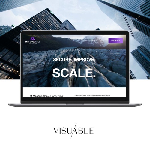 Squarespace Website for Cybersecurity Firm
