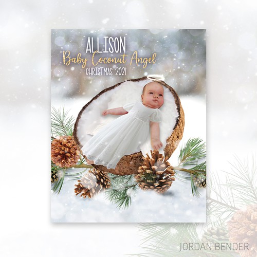 Baby's First Christmas Card