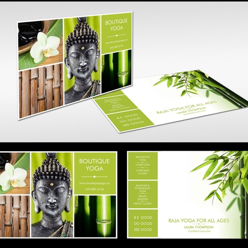 Postcard for Boutique Yoga