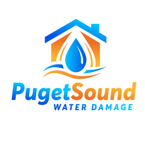 Modern logo for Water Restoration Company