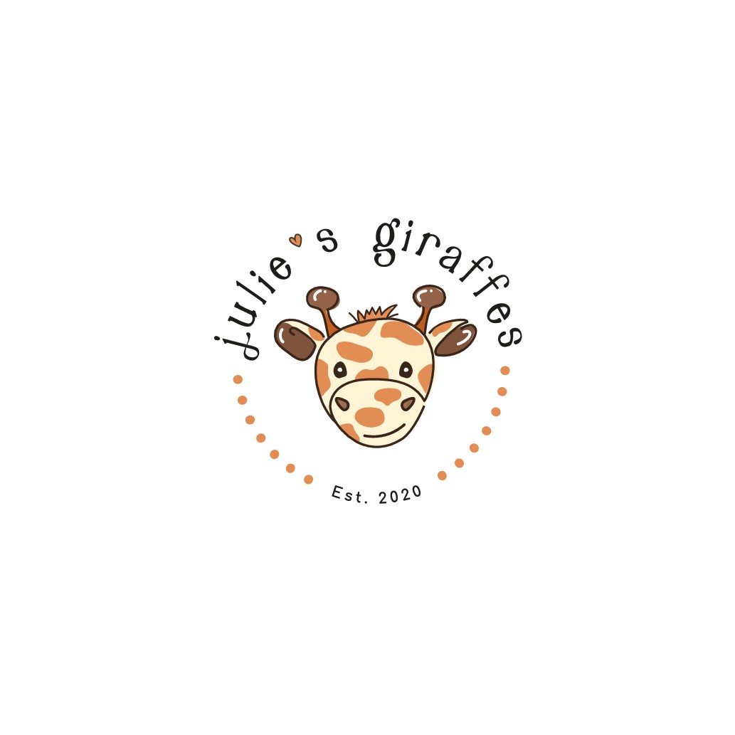 Julie’s Giraffes - A logo for a nonprofit organization