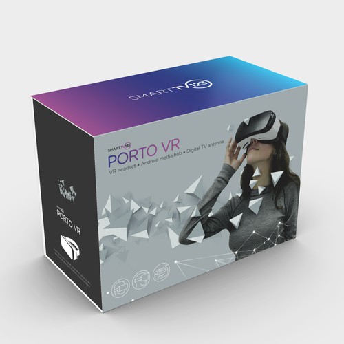 Packaging design for Porto VR Glasses
