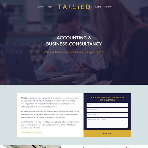 Accountants & Consultancy Firm Squarespace Website