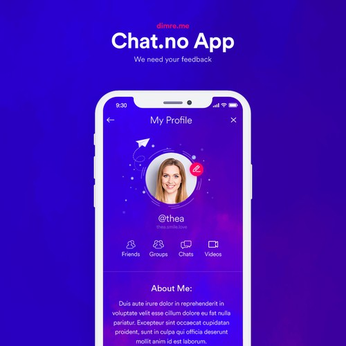 Chat.no App Design