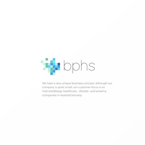 Logo concept for medical services company