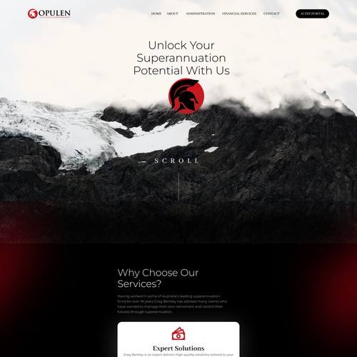 Landing page Design + Prototype 
