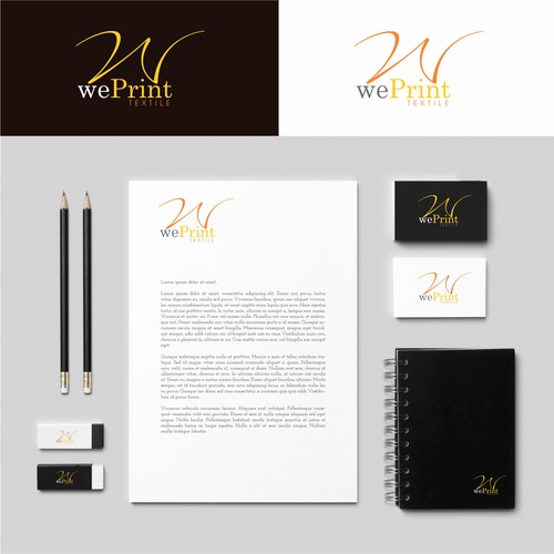 Logo for We Print Textile