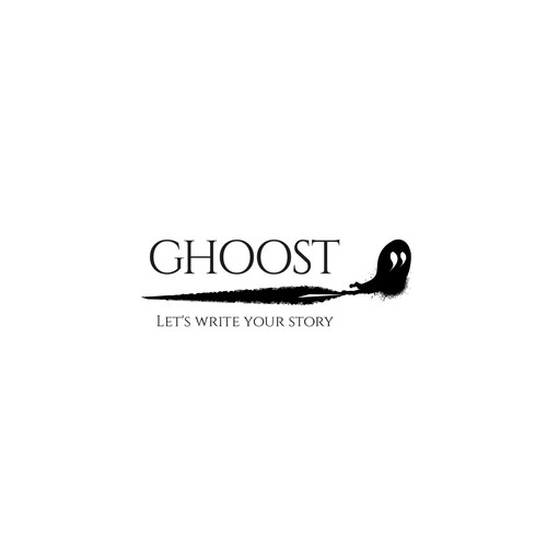 Ink logo concept for the Ghoost