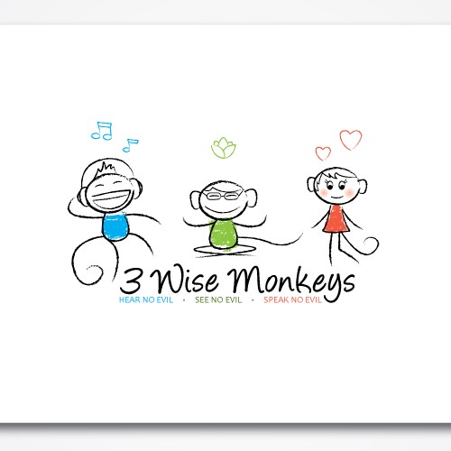 3 wise monkeys project