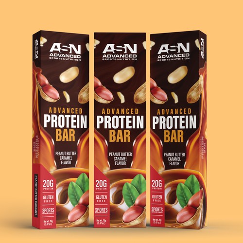 Concept for Protein bar box design