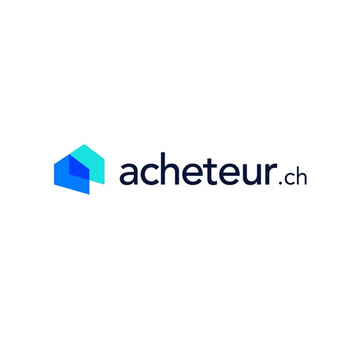 令人兴奋的标志和品牌指南为acheteur.ch