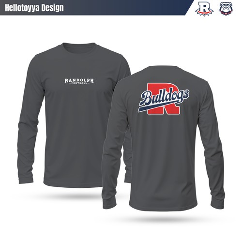 Bulldogs Football Design - T-shirt apparel Design
