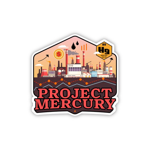 Project Mercury Sticker Design