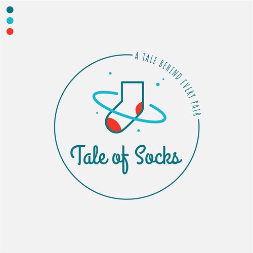 Logo for a socks store