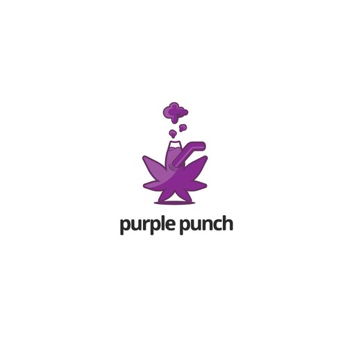Purple Punch logo design