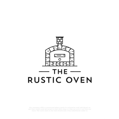 Rustic logo for Rustic Oven company