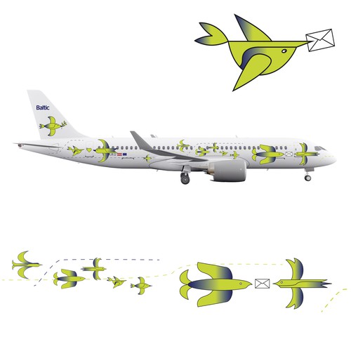 Air Baltic plane design