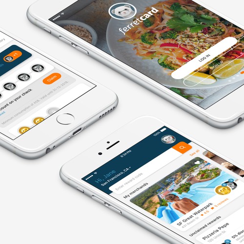 Ferret Card App facelift design