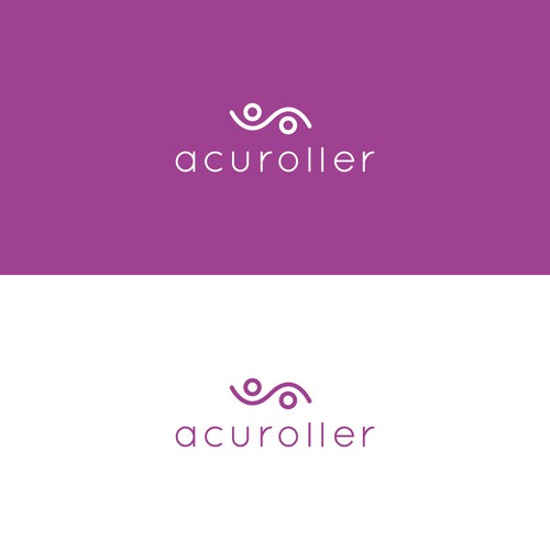 Logotype for a massage rolling stick