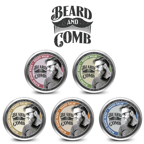 Create a unique logo for Beard & Comb