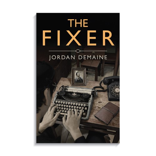 retro cover for 1930's novel