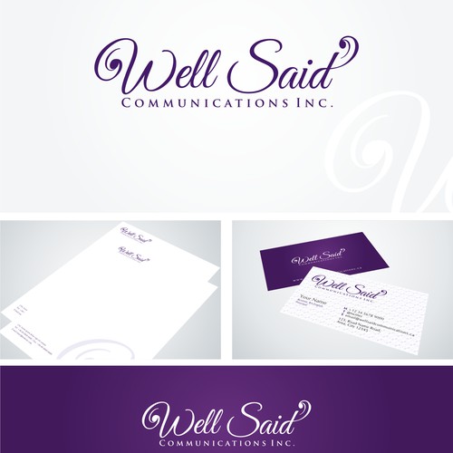 Logo for Well Said Communications Inc.