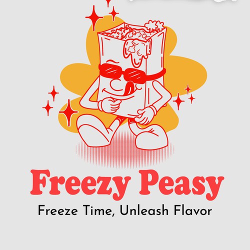 Freezy Peasy T Shirt Design
