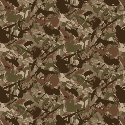 Camouflage Pattern for material