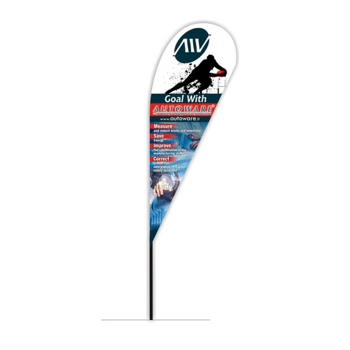 Autoware needs a design for a Teardrop Banner