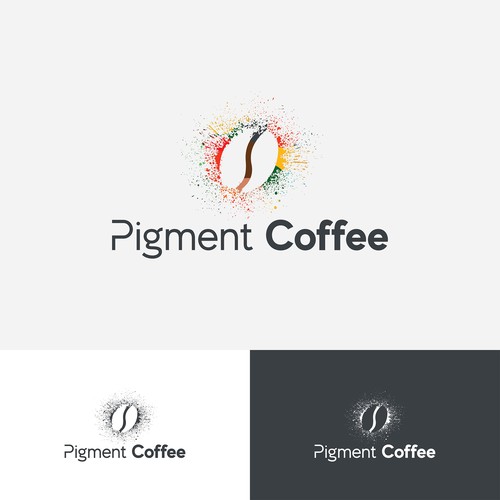 Logo design concept for Pigment Coffee