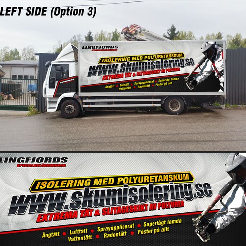 Truck Wrap for lingfjords