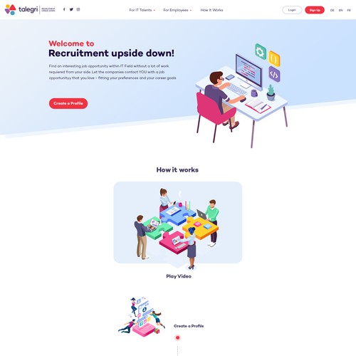 Recruitment website