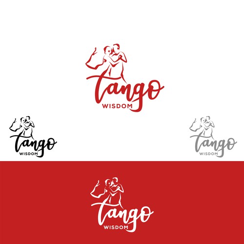 Argentine Tango logo that expresses the universal Tango wisdom