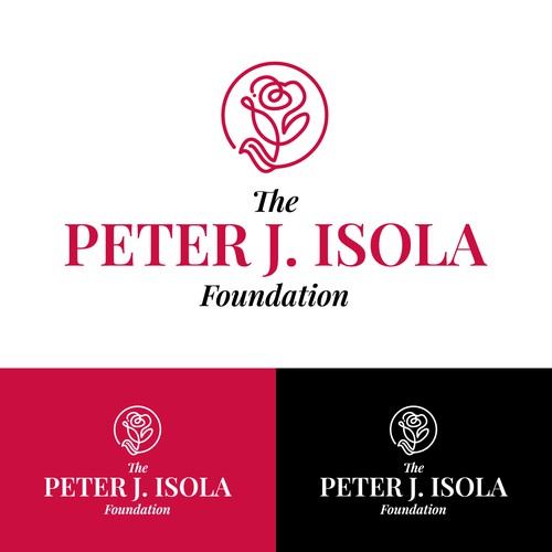 The Peter J. Isola Foundation logo concept