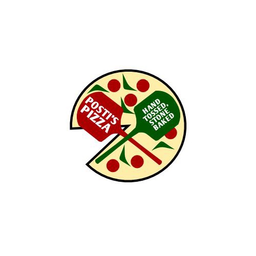 Create a logo for Posti's Pizza