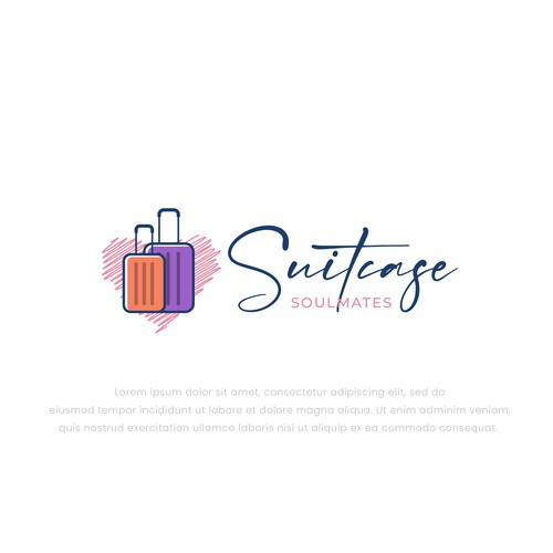 Feminine logo for Adventure for Traveling Couples