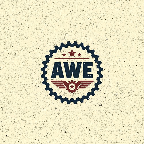  AWA Retro LOGO design