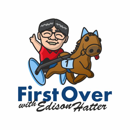 Logo concept for Horse Racing Podcast