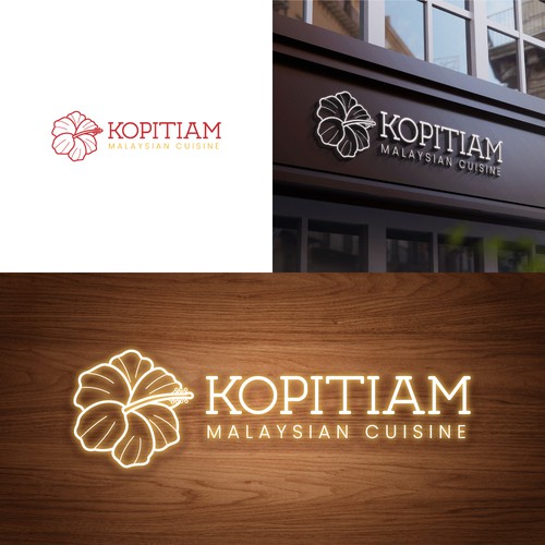 Logo Concept for "KOPITIAM - Malaysian Cuisine"