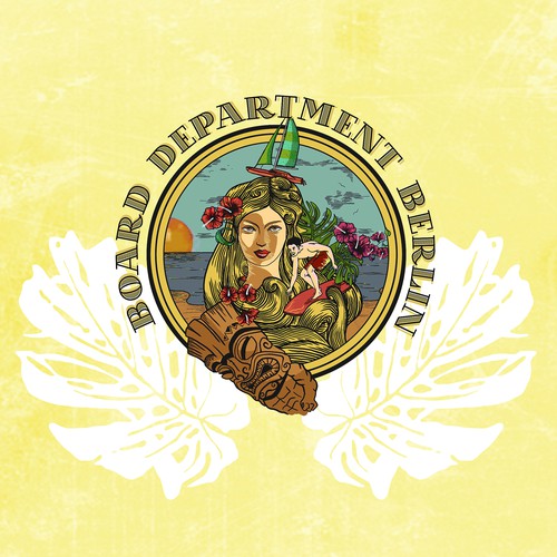 Logo für Bordsport im Pin Up Stil nach Vorgabe