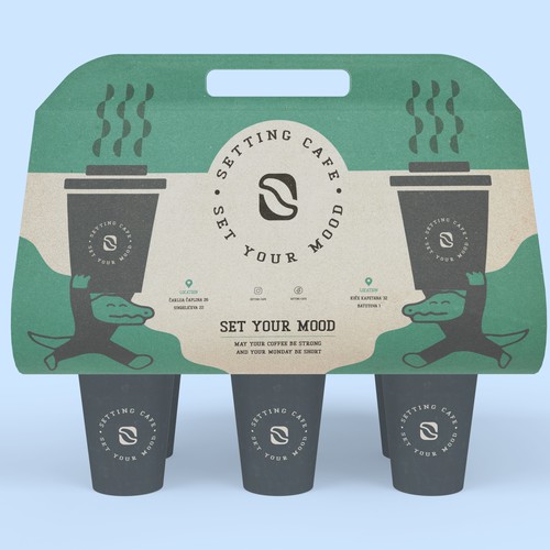 Setting Cafe - coffee holder