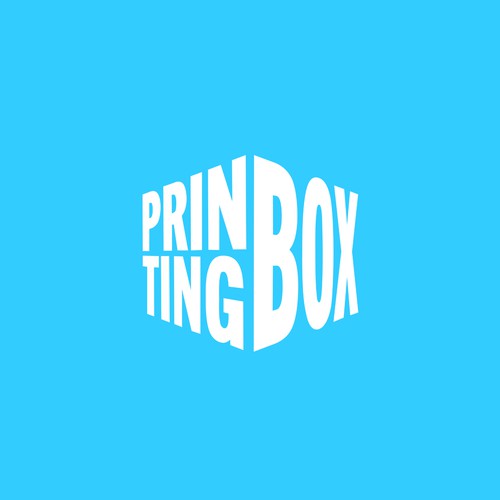 Bold logo for a printing company