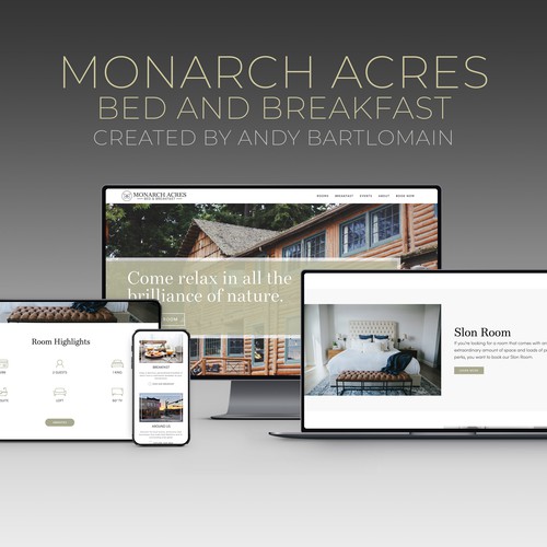 Bed and Breakfast Website on Squarespace