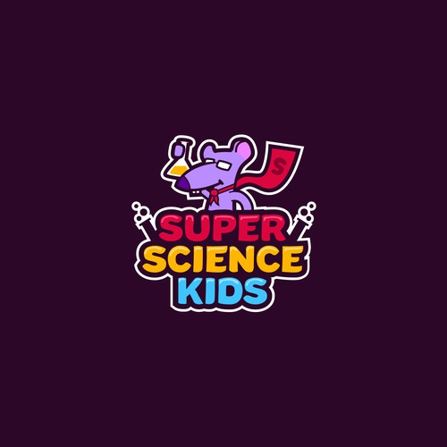 Logo concept for Super Science Kids