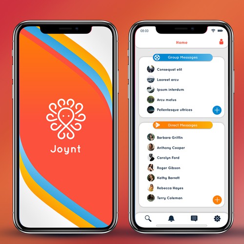 Joyn Mobile App Design