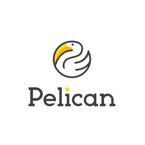 Pelican logo design