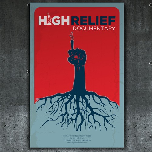 High Relief Poster Design