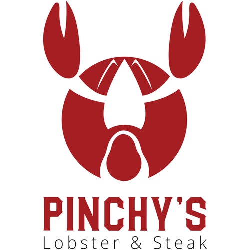 lobster and stick for logo design pinchy's