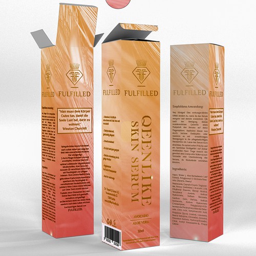 Box design for Skin Serum