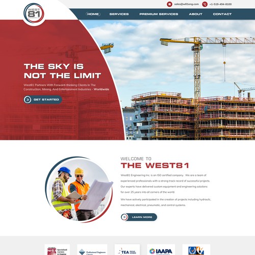 Commercial Construction website design